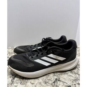 Adidas RUNFALCON 5 CLOUDFOAM Sz 11.5 Men's Running Sneakers Shoes Black White